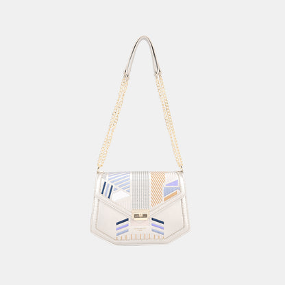 David Jones Geometric Print Crossbody Bag