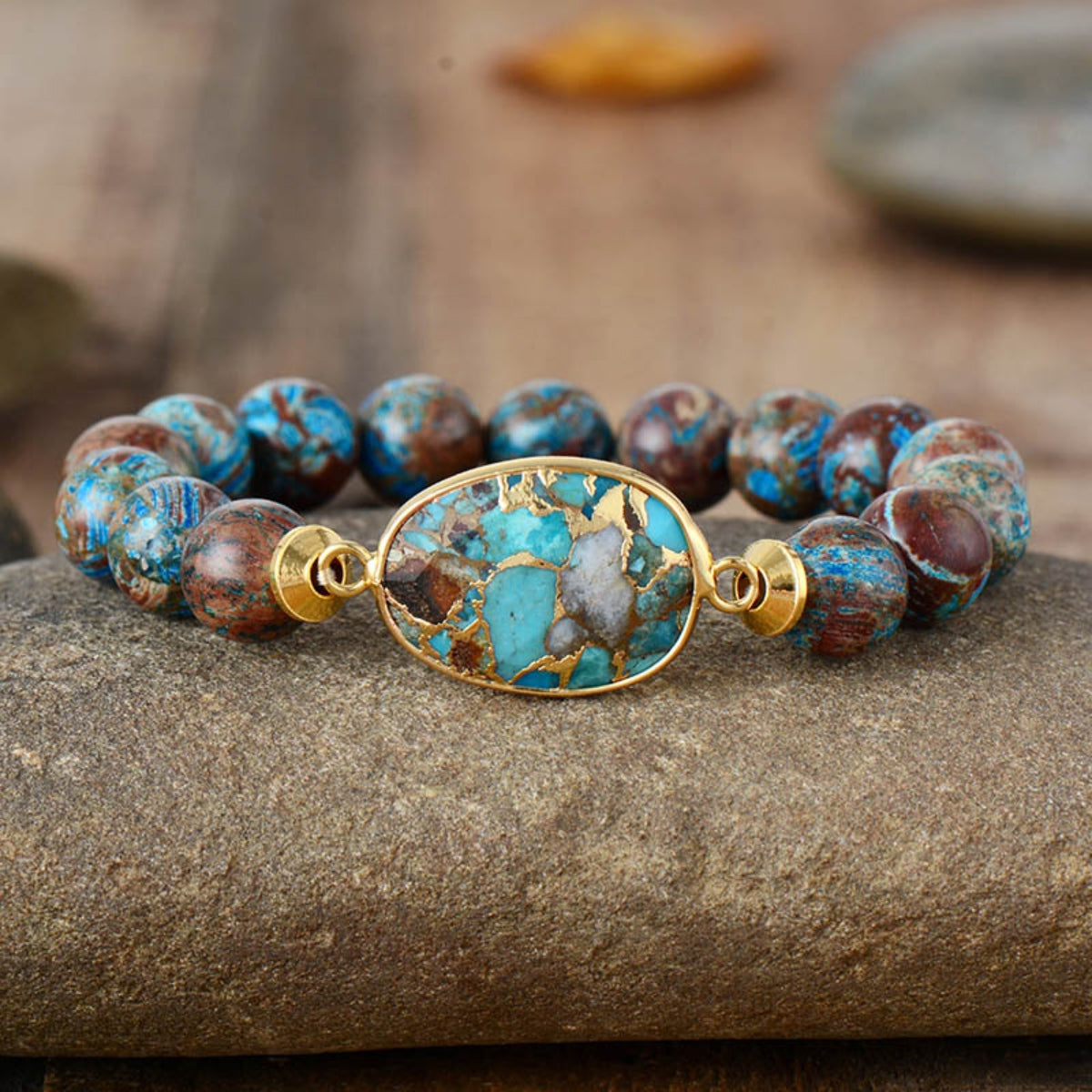 GET FREE Natural Stone Beaded Bracelet